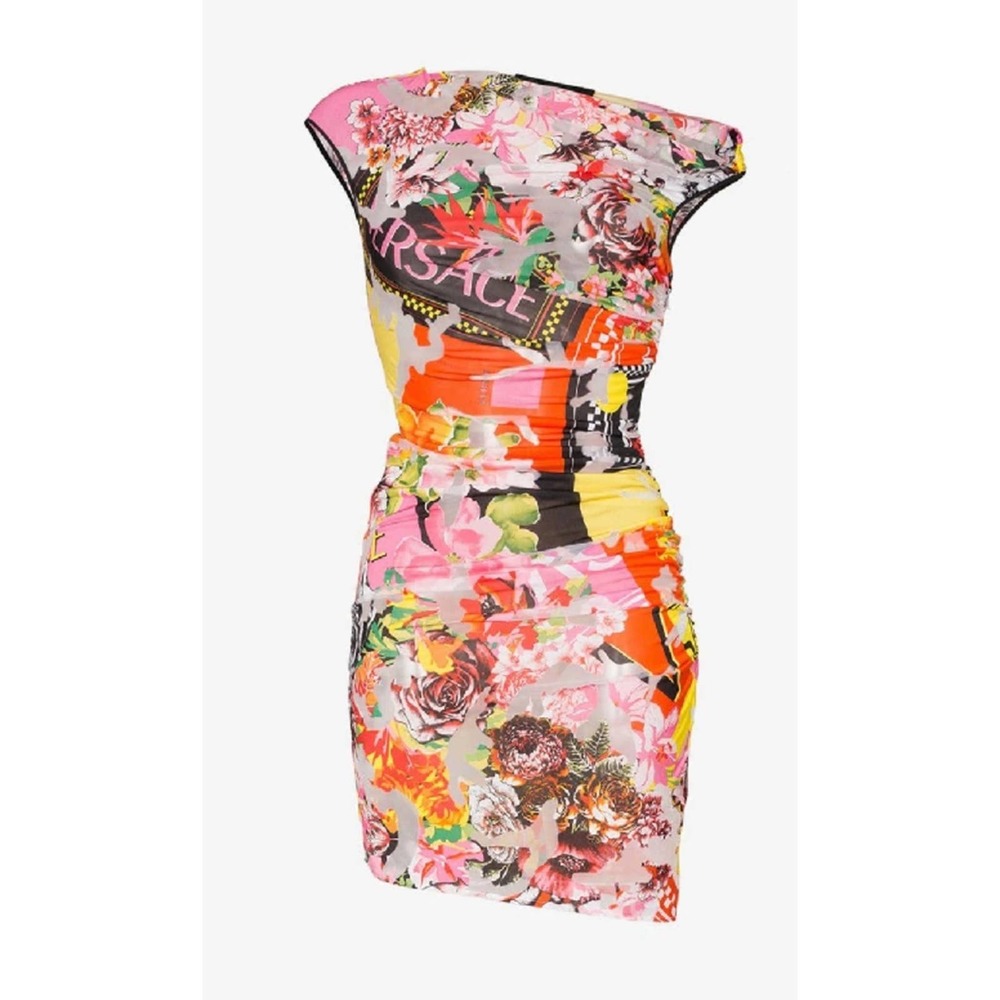 Versace Dress sz 38 Floral Mania Sleeveless - Picture 5 of 11